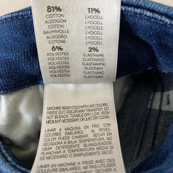 MOTHER High Waisted Looker Ankle Jeans Size 26 Neither Here Nor There Blue Denim - Picture 12 of 14